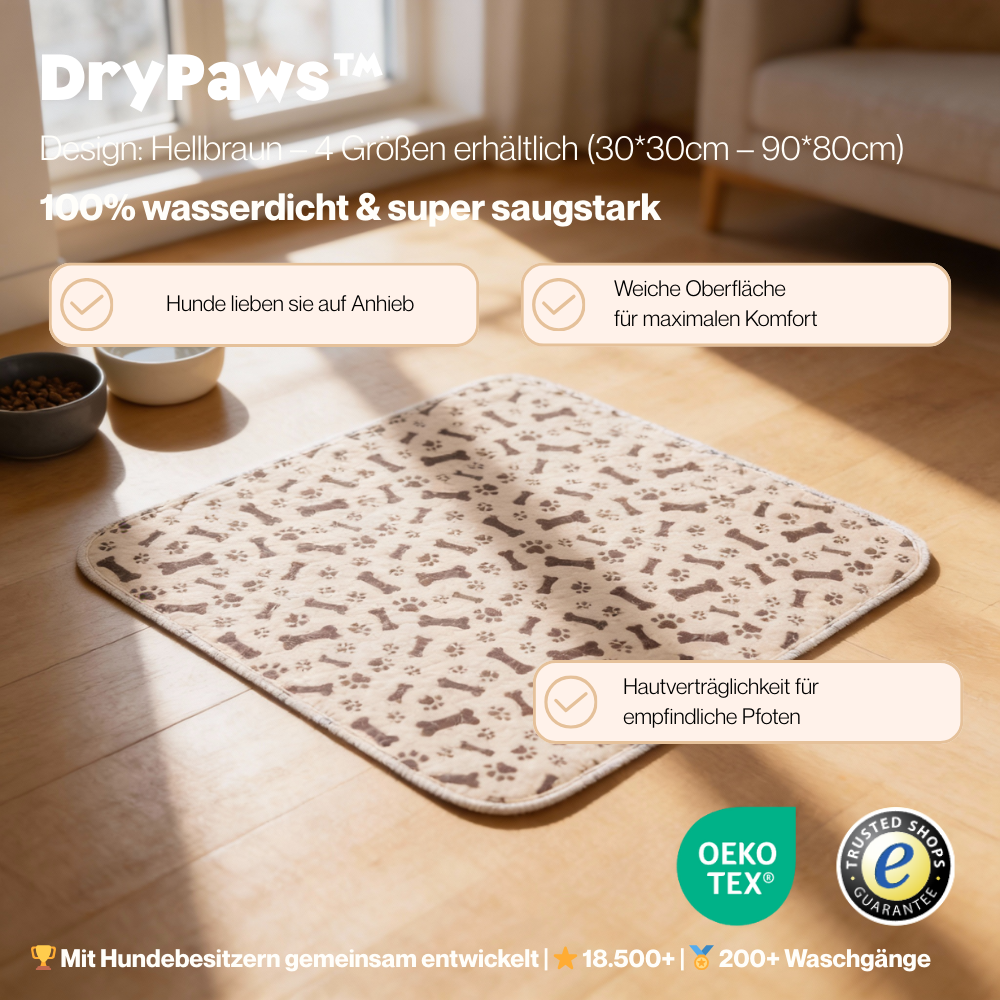 DryPaws™ Premium Schutzunterlage